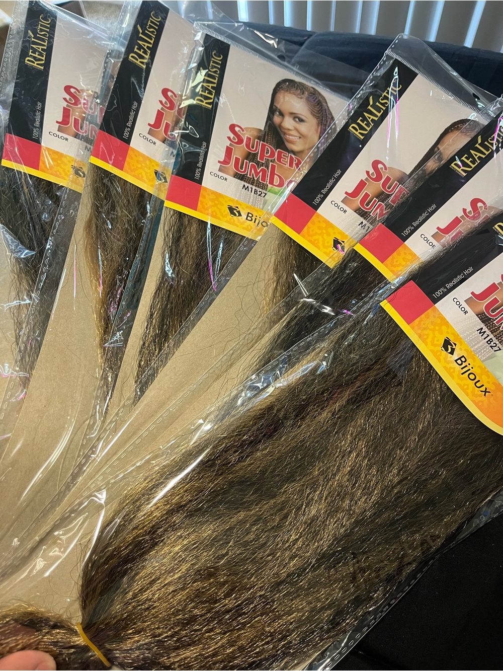 Bisjoux Super Jumbo Synthetic Braiding Hair 6 PACKS